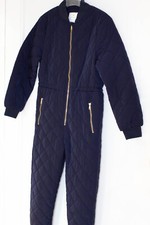 THE NEW Skianzug Schneeanzug Skioverall Schneeoveral 146 152 11-12 blau gold neu