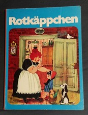 Bilderbuch Rotkäppchen Schwager & Steinlein Märchen Grimm Vintage 1970er 30x23cm