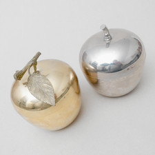 Paar 2 x Apfel Dose Deckeldose Eisgefäß Isoliergefäß Freddotherm Turnwald 70er