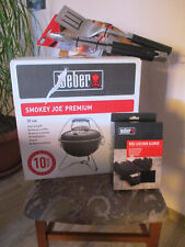 Weber - Grillset - Holzkohlegrill, Lederhandschuhe, Grillbesteck (alles original