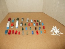 Sehr viele verschiedene und seltene Fahrzeuge in N für die Eisenbahnanlage
