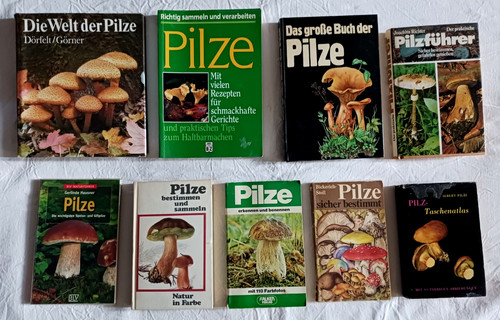 Buch sammlung pilze insgesamt - buch,