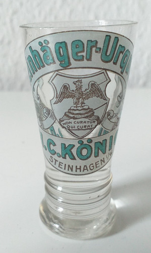 Reklame schnapsglas - reklame,
