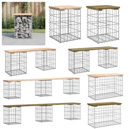 Gartenbank gabionen sitzbank - gabionen,