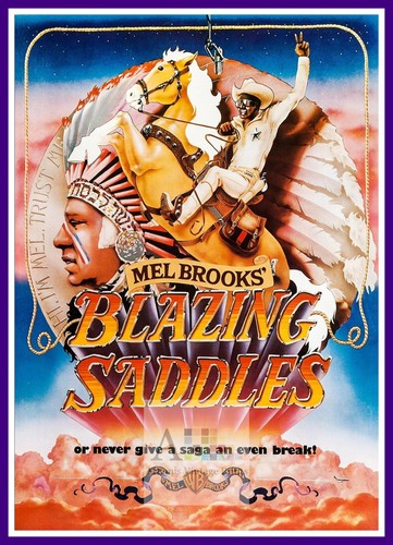Blazing saddles filmposter - blazing, a1