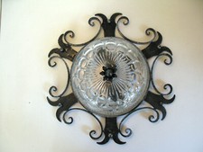 Schmiedeeisene Deckenleuchte mit zwei E14 Fassungen