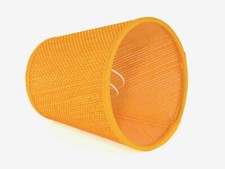 Lampenschirm Aufsteck Orange Geflochten Farbenfroh Modern E 14 Klemmschirm