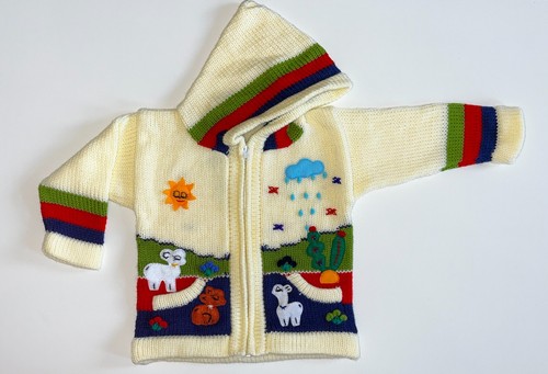 Peruanische kinder strickjacke - kinder,