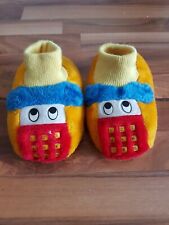 Kinder Kuschel-Hausschuhe Hüttenschuhe Puschen Plüsch Telefon Unisex 26 / 27