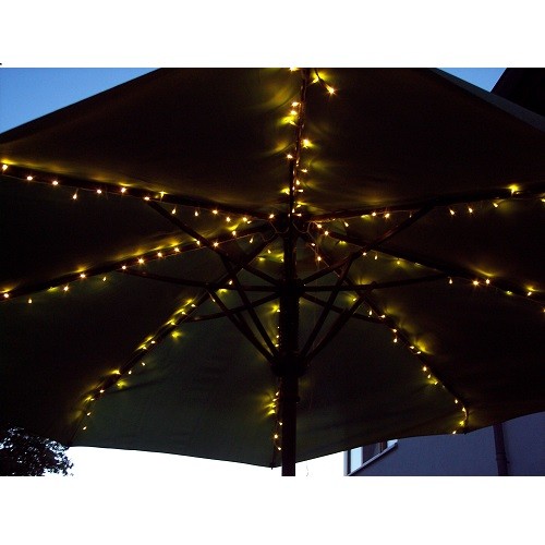 Led sonnenschirm lichterkette - led,