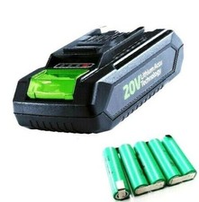 Zellentausch für  LUX-TOOLS Akku- 20 V ( Rasentrimmer A-RT-20Li/26 )