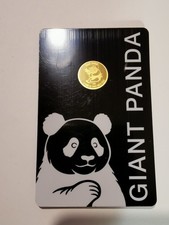 Goldmünze in Coincard "Giant