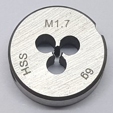 Schneideisen M1,7 Regelgewinde Außengewinde Gewinde Gewindeschneider