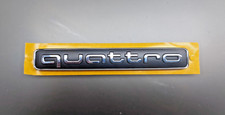 Original Audi Q7 Q8 Q6 E-tron Emblem QUATTRO CHROM SCHWARZ Schriftzug 8W9853737