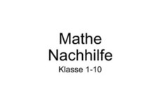 Mathe und Englisch Nachhilfe: Kr, NRW. Von 1-10 Klasse, spreche auch Türkisch.
