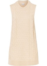 Pullunder mit Zopfmuster Gr