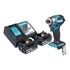 Makita DTD 173 RF Akku Schlagschrauber 18 V 180 Nm 1/4“ + 2x Akku 3,0 Ah + Lader