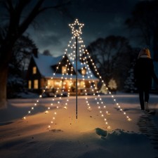 esotec Solar LED XXL Lichterketten Weihnachtsbaum Weihnachtsdeko outdoor 103400