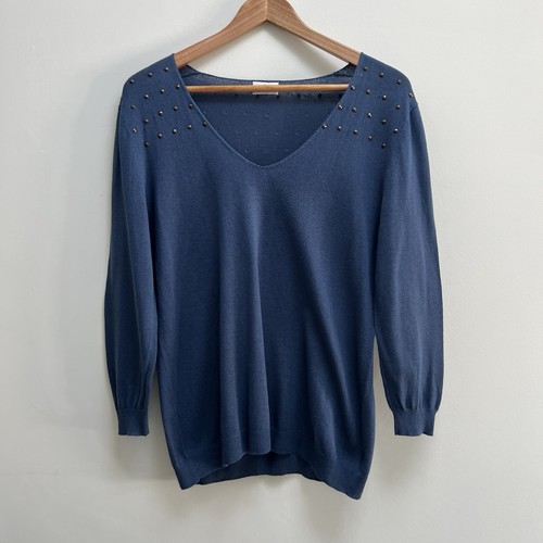 Brora blau pullover - gr., 16