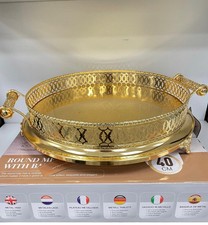 Serviertablett Gold  Deko