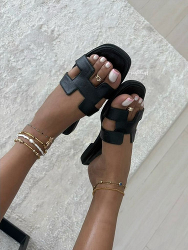 Hermès damen sandalen leder - sandalen,