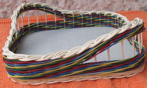 Serviertablett mit griffe - mit,