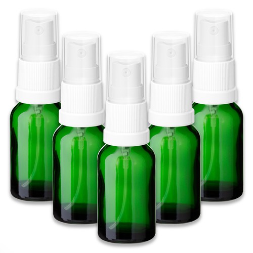 Grüne glasflasche ml - 5x,