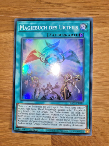 Yugioh magiebuch des urteils - yugioh,