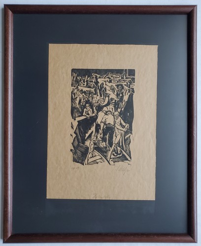 Grafik print holzschnitt - print,