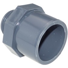 PVC Übergangsnippel, PVC Übergangsmuffe Gewindenippel Gewindemuffe