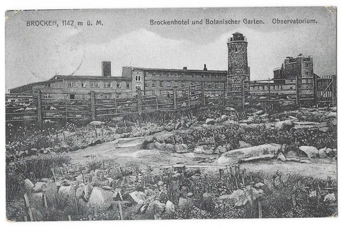 Brocken hotel botanischer - ak,