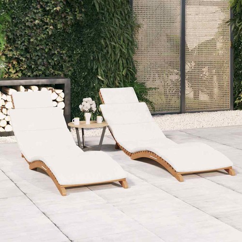 Teak massiv sonnenliege mit - sonnenliege,
