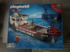 Playmobil großes Frachtschiff (Set 4472) mit Karton