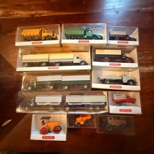 WIKING großes Konvolut 12x historische Fahrzeuge LKW Baumaschinen  1/87 H0 OVP