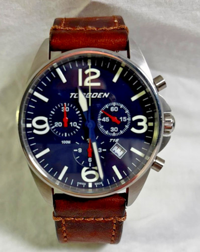 Torgoen t16bl44sv chronograph - torgoen,