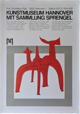 Poster Plakat - Kunstmuseum Hannover mit Sammlung Sprengel - Original