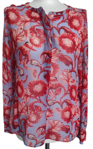 Frogbox floral viskose bluse - floral,