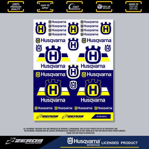 Husqvarna aufkleber motocross - aufkleber,,
