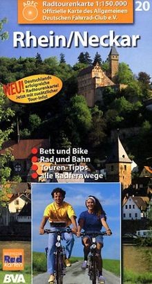 Adfc radtourenkarten rhein - adfc, radtourenkarten,