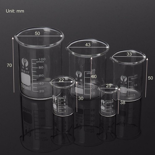 5ml 10ml 25ml 50ml 100ml