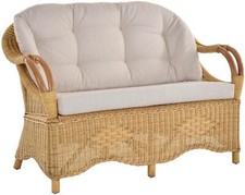 Wintergarten rattansofa natur - wintergarten,