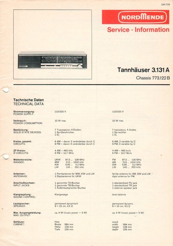 Nordmende tannhäuser 3 131 - nordmende,