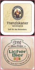 Zwei Stück Bierdeckel (47a) -