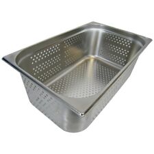 GN 1/1 Gastronormbehälter GN-Behälter Edelstahl 28 Liter Tiefe 200mm GELOCHT 