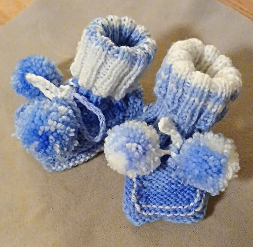 Baby hausschuhe strick wolle - strick,