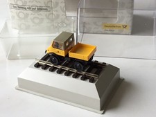 Brekina 1:87 010603 Unimog 421 auf Schienen in OVP