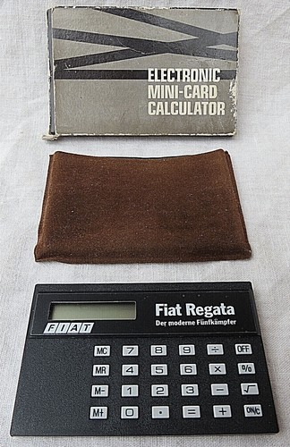 Fiat regata taschenrechner - regata, /
