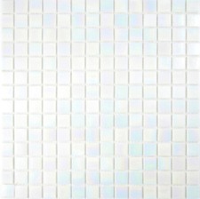 Glasmosaik Mosaikfliesen weiss