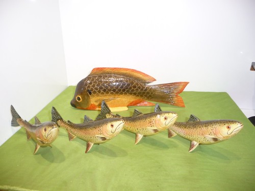 Deko buffet holz fisch - holz,