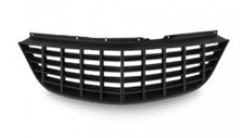 Kühlergrill für Opel Corsa D 06-11 Grill ohne Emblem JOM schwarz Rippengrill ABS